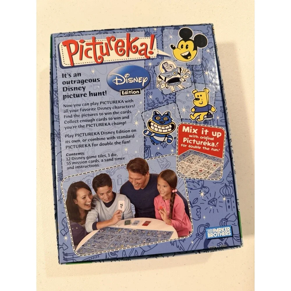 Pictureka Disney Edition Board Game Hasbro Parker Brothers-